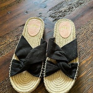 Never worn black j crew sandal